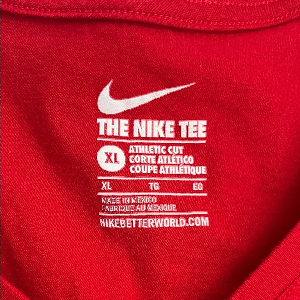 Nike Red Ohio State Long Sleeve Tee Size XL Juniors
